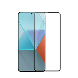 Verre Trempé de la Étui Complète 5D Phonecare pour Xiaomi Poco X6 Pro 5G - Transperent/Noir