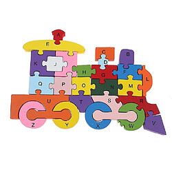 Universal Puzzle alphabétique Carlisle, bloc alphanumérique en bois, jouet pour les enfants. 