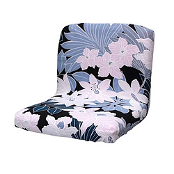 Housse De Chaise De Tabouret élastique Housse De Chaise En Polyester Amovible à Dossier Court Style 6