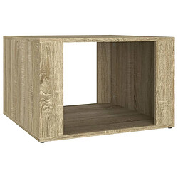 Maison Chic Table de chevet,Table de nuit,Table d'appoint pour salon Chêne sonoma 57x55x36 cm Bois d'ingénierie -MN96179