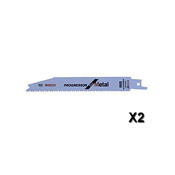 Bosch Lame de scie sabre S 123 XF L.150mm B.19mm TPI 8-14 18-32mm geschr.gefr.2er Pk.