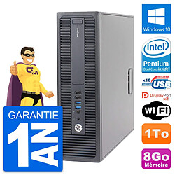 PC HP ProDesk 600 G2 SFF Intel G4400 RAM 8Go Disque Dur 1To Windows 10 Wifi · Occasion 