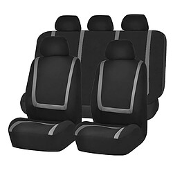 Wewoo Siège de voiture universel housse de en tissu de polyester automobile de de véhicule protecteur accessoires intérieurs 4pcs Set Beige pas cher