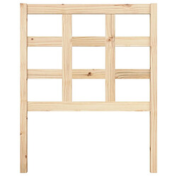 Avis Maison Chic Tête de lit scandinave pour lit adulte,Meuble de chambre 80,5x4x100 cm Bois massif de pin -MN12043