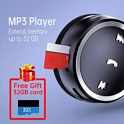 Avis Universal Lecteur de musique mp3 bluetooth 5.0 casque sans fil appel haut-parleur casque bluetooth 40 heures temps de musique lecteur mp3(Rouge)