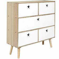 The Home Deco Kids Commode bicolore pour enfants Like a star.