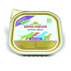 Almo Nature Chien Adult Bio Organic maintenance Veau et Légumes - Barquette