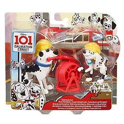 Mattel 101 RUE DES DALMATIENS Pack Pompiers 2 figurines pas cher