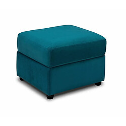 Avis Inside 75 Pouf COFFRE DREAMER velours bleu turquoise