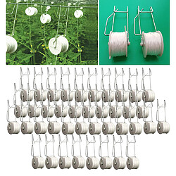 40PACK AGRICULTURE PLANTATION DE LÉGUMES TOMATES CROCHETS SUPPORTS POUR UNE PLANTATION FACILE