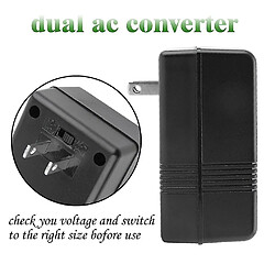 Universal Adaptateur de convertisseur d'alimentation 100W 110V / 120 V à 220 V / 240 V Convertisseur à double tension 