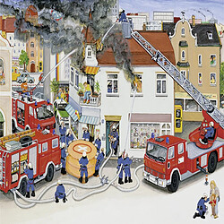 Ravensburger - 08851 5 - Puzzle - Chez Les Pompiers - 2 x 24 Pièces