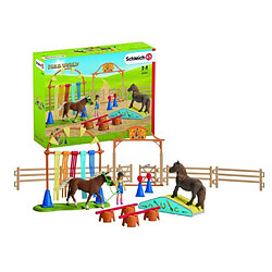 SCHLEICH Entraînement d'agility pour Poney - Pour enfant 