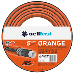 Tuyau d'arrosage 25m 3/4 " Cellfast Orange 5 couches