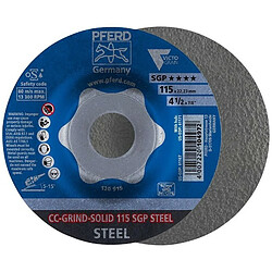 Meule CC-Grind Solid SGP STEEL 115mm PFERD