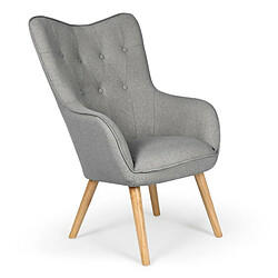 Paris Prix Fauteuil Scandinave Aimee 67cm Gris Clair