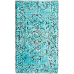 Vidal Tapis de laine 264x157 turquoise Ultra Vintage 