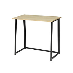 Calicosy Bureau pliable style industriel - Longueur 80 cm