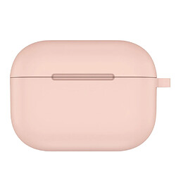 Wewoo Coque Pour AirPods Pro épaissir étui de protection en silicone à fond rond sable rose 