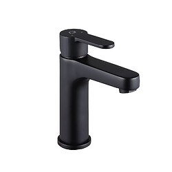 CECIPA MAX Robinet de Lavabo pour Salle de Bain, Mitigeur Lavabo de Salle de Bain Hauteur du Bec 112 mm, Noir