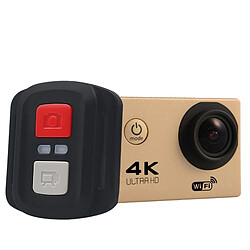 Wewoo Caméra sport or HK2TR HD 4K WiFi avec télécommande et étui étanche écran LCD 2.0 pouces, 170 degrés un grand angle