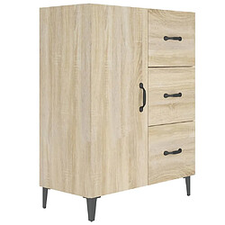 Maison Chic Buffet,Meuble de Rangement,commode pour salon,Cuisine chêne sonoma 69,5x34x90 cm bois d'ingénierie -MN44069