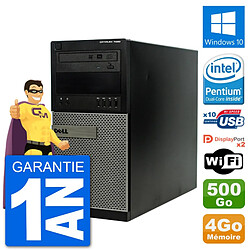 PC Tour Dell 7020 Intel Pentium G3220 RAM 4Go Disque Dur 500Go Windows 10 Wifi · Occasion 