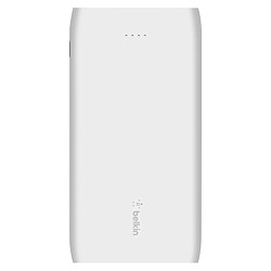 Chargeur Externe 30W 10 000mAh USB 12W + USB-C PD 18W BOOST CHARGE Belkin Blanc