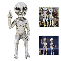 Acheter Statue Extraterrestre Martiens De L'espace Extra-atmosphérique Figurine Sculpture Ornements Artisanat Mâle