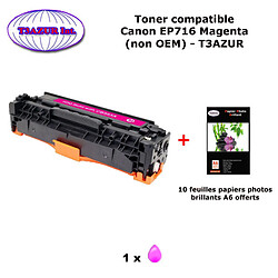 Toner générique Canon EP716 Magenta pour imprimante Canon LBP5050 5050N MF8030Cn 8040Cn 8050Cn 8080Cw CRG-716 +10f PPA6-T3AZUR