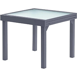 Wilsa Garden Table jardin Modulo 4 à 8 personnes gris.