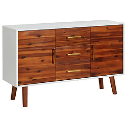 Maison Chic Buffet,Meuble de Rangement,commode pour salon,Cuisine 110x35x70 cm Bois d'acacia massif et MDF -MN27300