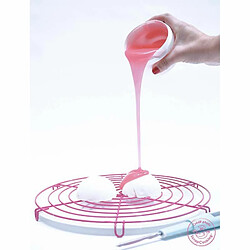 Scrapcooking Glaçage goût fruité effet miroir rose 300 g