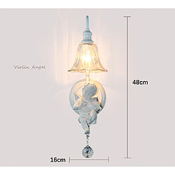 Acheter Universal Lampe murale Angel 220V Lait Lampe Blanc Blanc avec source de lumière