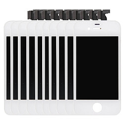 Wewoo Pour iPhone 4S LCD + blanc Frame + Touch Pad Assemblage de numériseur 10 PCS pièce détachée 3 en 1