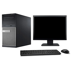 PC Dell 3010 MT Ecran 27" i3-3220 RAM 4Go SSD 480Go HDMI Windows 10 Wifi - Occasion