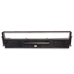 bande d'encrage vhbw de type C13S015637, C13S015021, S015637 pour imprimante matricielle Epson LQ300, LQ300+, LQ300II, LQ400, LQ450, LQ500, LQ510. 