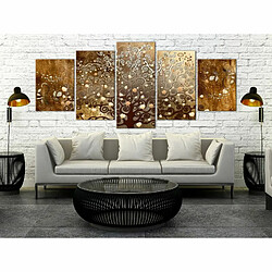 Paris Prix Tableau Imprimé Falling Leaves 5 Panneaux Wide 100x225cm