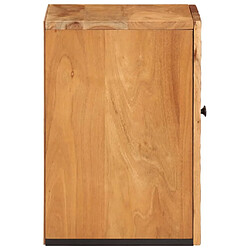 vidaXL Armoire de salle de bain murale 38x33x48cm bois massif d'acacia pas cher