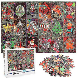 Universal Puzzle cadeau de noel, Puzzle décompressé pédagogique, 1000 pièces pour la décoration murale