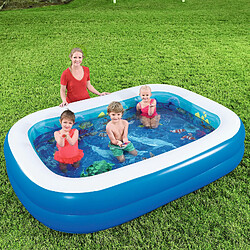 Piscine Gonflable Pour Enfants Bestway Undersea Adventure 262x175x51 cm 2 Lunettes 3D et Trésor