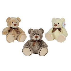 Personnage en peluche Nicotoy Ours avec nœud 26 cm Modèle aléatoire