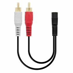 Câble Audio Jack (3,5 mm) vers 2 RCA PcCom 