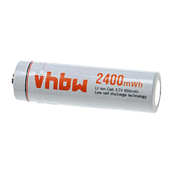 vhbw Piles rechargeables AA Mignon, 10 pièces - Batteries rechargeables (650mAh, 3,7V, Li-ion)