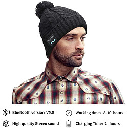 Universal YH Bluetooth Boney sans fil Bluetooth Hat Hat En haut-parleur beanie