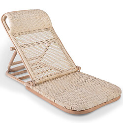 ICONIK INTERIOR Chaise de jardin Boho Bali en rotin - Chenai Naturel 