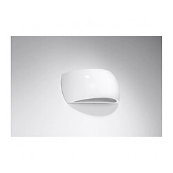 Luminaire Center Applique murale Pontius Up Céramique blanc 1 ampoule 13,5cm