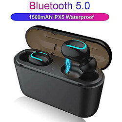 Avis Chrono Chronus Écouteurs Intra-Auriculaires De Sport sans Fil Bluetooth Headset 5.0(noir)