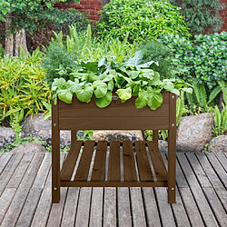 Esschert Design Jardinière surélevée Marron XL