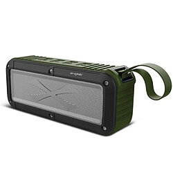 Wewoo Enceinte Bluetooth étanche S20 Loundspeakers IPX6 Haut-parleur portable NFC pour extérieur / Douche / Vélo Radio FM Vert 